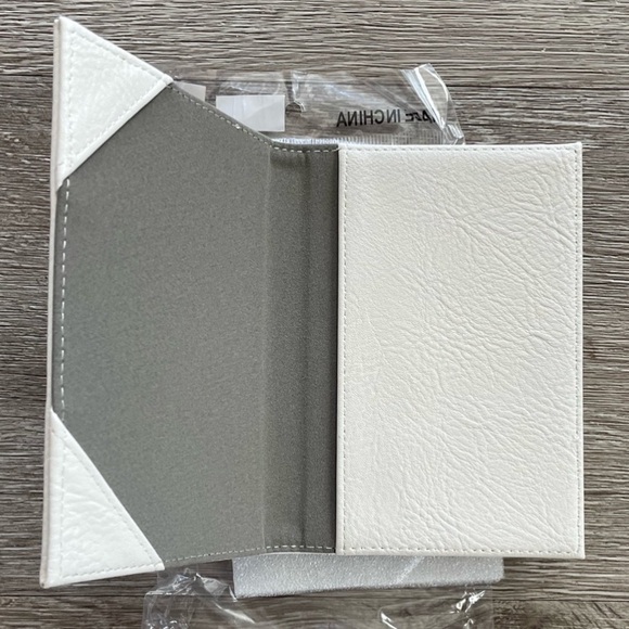 NWT K•Carroll “White” Passport Cover as an added protection for your passport - Picture 3 of 4